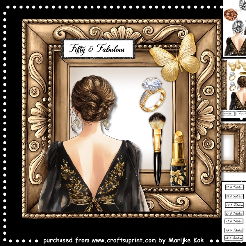 Fabulous Fifty & Extra Haircolors & Sentiments 