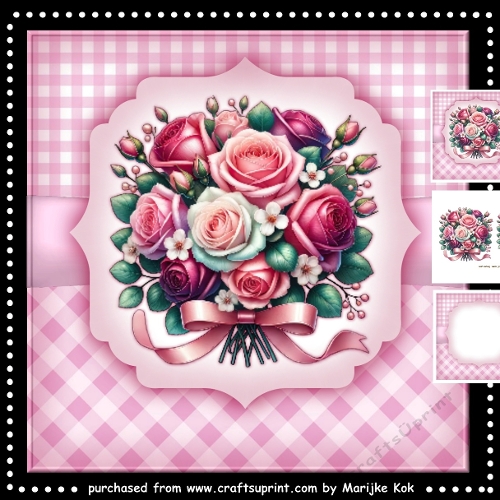 Gorgeous Roses   Mini kit