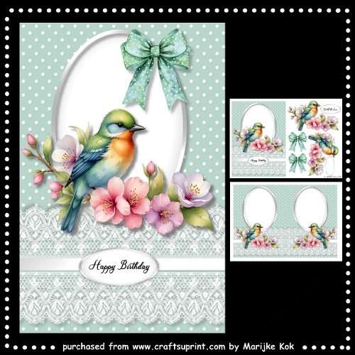 A5 Birds Are Beautiful Mini Kit