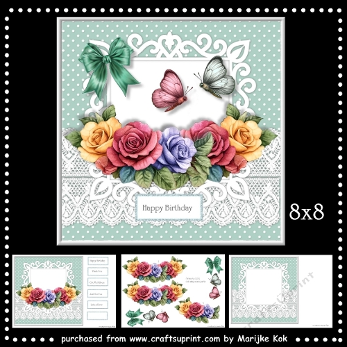 Roses& Butterflies Mini Kit