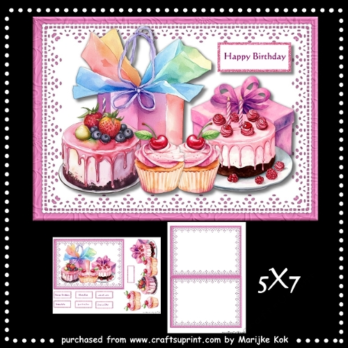 Birthday Cake Mini Kit