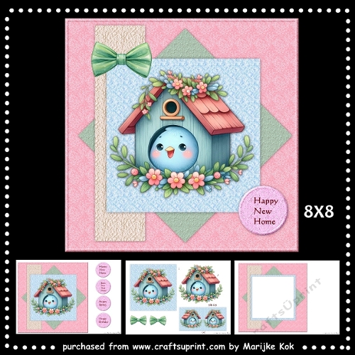 8x8  New Home  Birdhouse Mini Kit