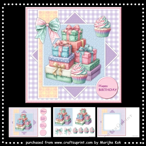 Pastel Party 8x8   Mini Kit