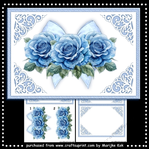 A5 Vintage Roses Mini Kit