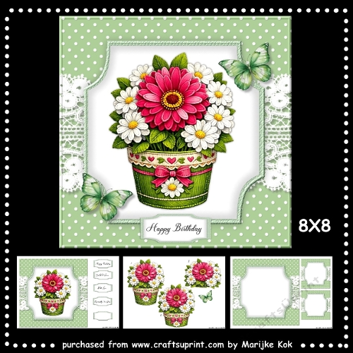Flowerpot Daisies Mini Kit