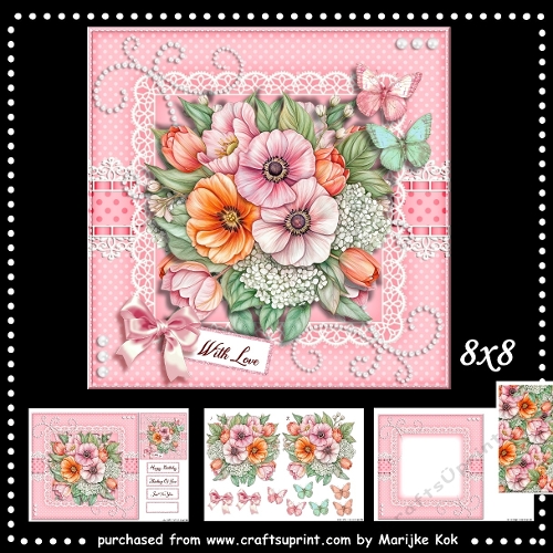 cup1439915_936 - Elegant Swirls and  Anemones Mini Kit