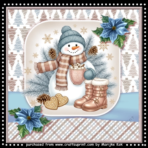 Funny Snowman & His New Snow Boots Mini Kit