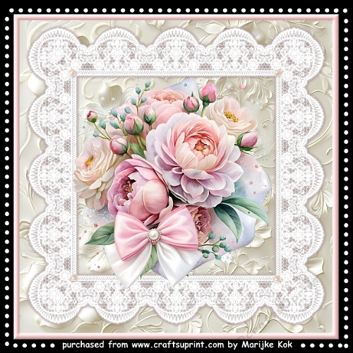 Peonies  In  Pink Mini  Kit