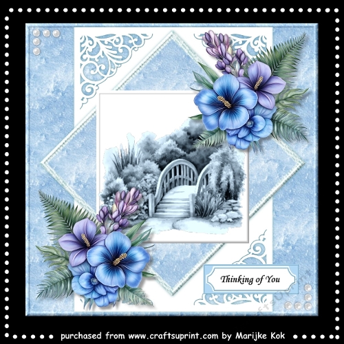 Garden Flowers 7x7 Mini Kit
