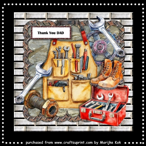 Male Card Mechanic 7x7
