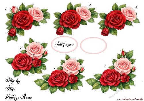 Step By Step Vintage Roses