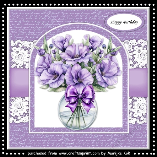 Summer Flowers In Vase Mini Kit
