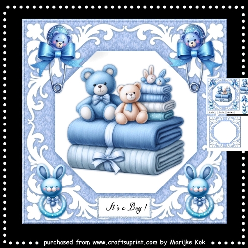 New baby Boy Mini Kit 7x7
