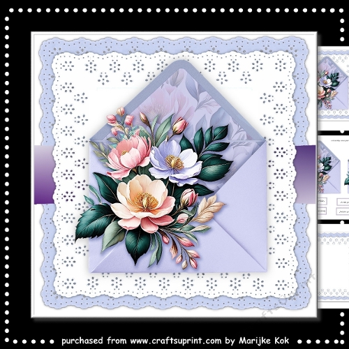 Envelope Gorgeous Flowers Mini Kit