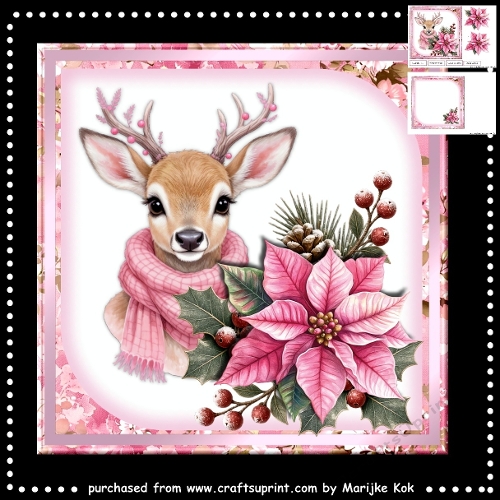 Christmas In Pink  Mini Kit