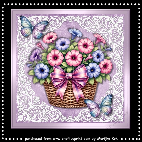 Petunia Basket Mini Kit