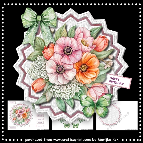 Shaped Topper Anemonus  Mini  Kit