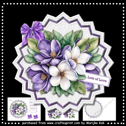 Shaped Topper Magnolia´s  Mini Kit