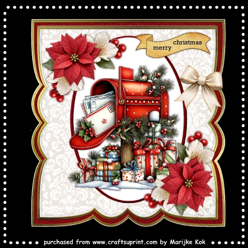Christmas mail Box  Mini Kit