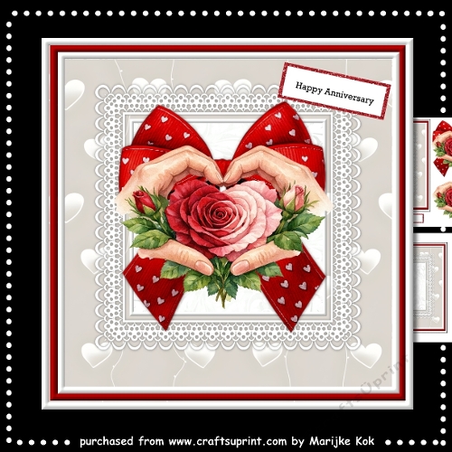 Anniversary Roses7x7  Mini Kit