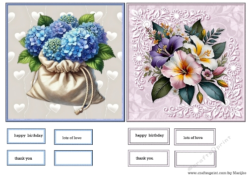 Toppers & Tags Floral