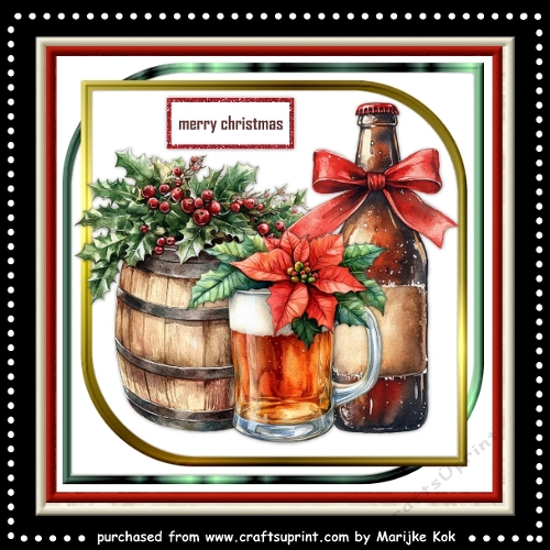 Male Christmas Card Mini Kit