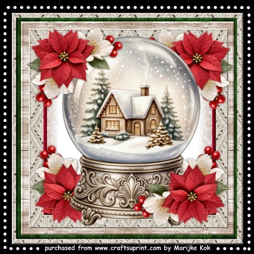 Classic Snowglobe Mini Kit  8x8