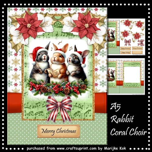Rabbit Carol Choir Mini Kit  A5