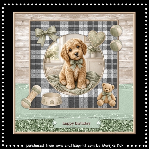 Cute Puppy  Mini Kit 7x7