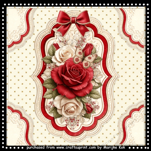 Romantic Roses Mini Kit 8x8