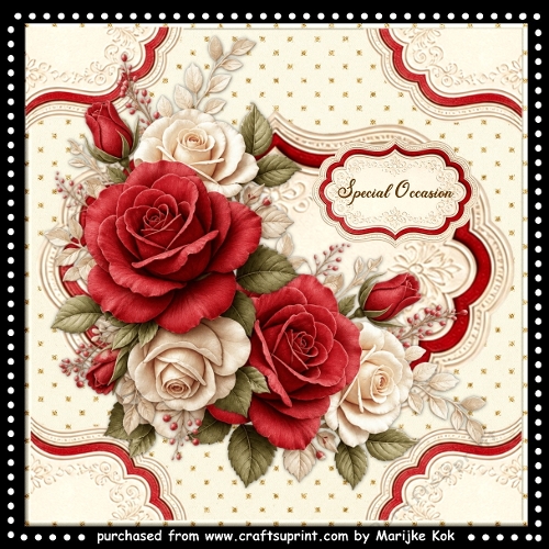 Anniversary Roses 8x8 Mini Kit