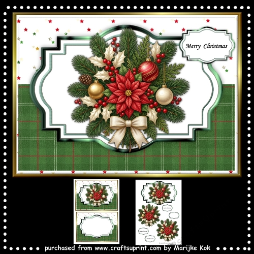 A5  Christmas Bouquet