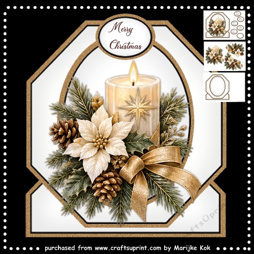 Christmas Candle   Mini Kit