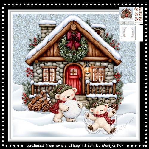 Cozy Christmas   Mini Kit 7x7