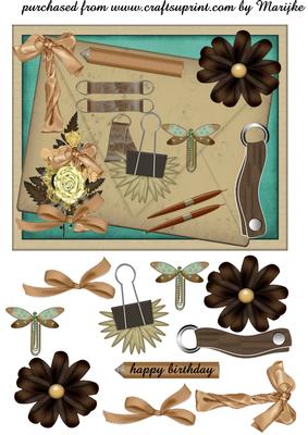 Male Vintage Card