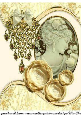 Cream Vintage Beauty
