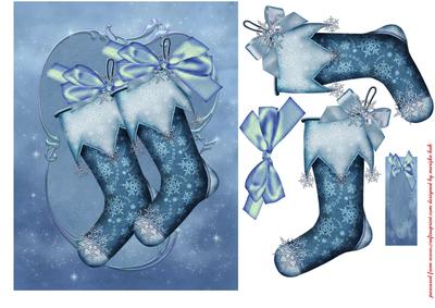 Bleu Christmas Stockings