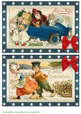 Christmas Vintage Toppers