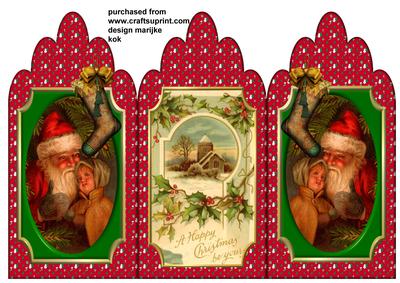 Vintage Christmas Trifold