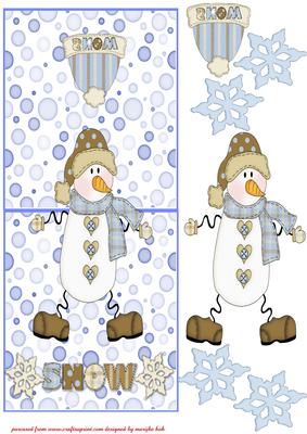 Snowman Over the Edge