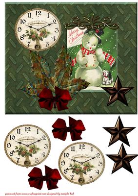Vintage Snowman