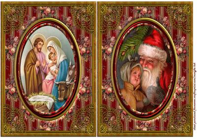 Vintage Toppers Christmas