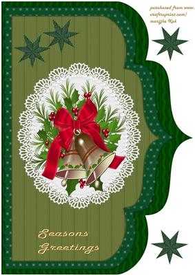 Christmas Scallop Bells