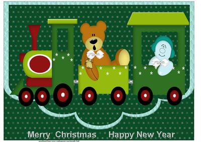 Christmas Train Kids