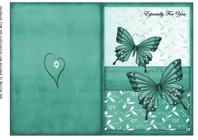 Shape Card Design Butterflie