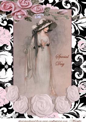 Special Day Vintage Lady