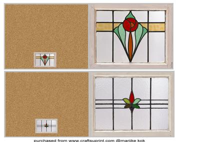 Art Deco Window Cards