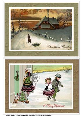 Toppers Vintage Christmas