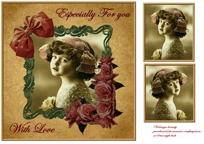Vintage Beauty Girl