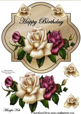 Happybirthday Antique Roses